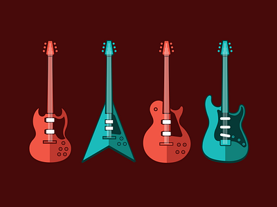 Guitars guitars illustration