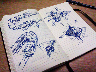 meeting sketches scifi sketch space space ship
