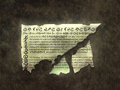 Summoner's Grimoire: Manuscript Fragment arcane cryptic esoteric glyph language magic manuscript rune