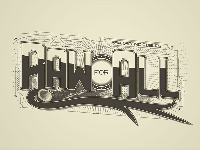 Raw For All Logo Concept