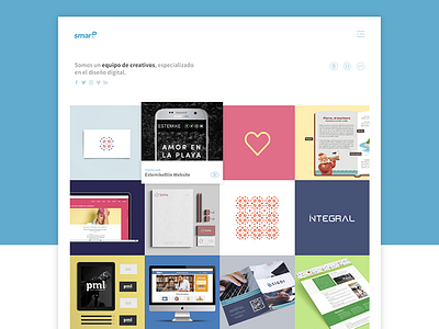 smartP - Website Design Proposal design digital interface portfolio website