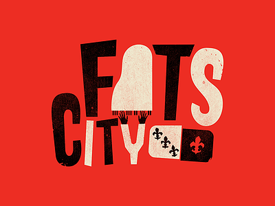 Fats City dirty coast fats domino new orleans tshirt