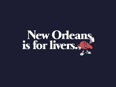 New Orleans is for livers. dirty coast new orleans tshirt