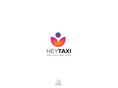HeyTaxi - Online Taxi app Logo app asterixarts hey taxi hossein mahmoodi ihmahmoodi logo minimal online taxi snapp tap30 uber ui ux تاکسی انلاین رابط کاربری لوگو