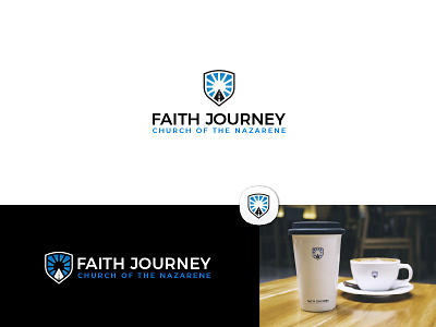 Faith Journey logo brand branding church faith journey logo ministry road