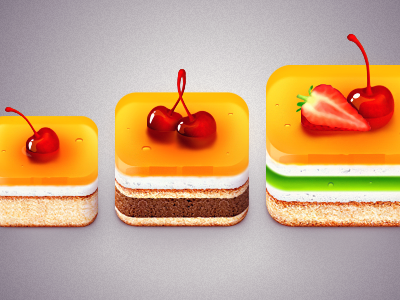 Delicious demonstrative icons difficulty graphics icon design icons ios mobile presentation quality