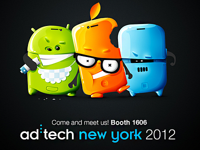 SogeMobile Characters android apple characters illustration promo site windows phone