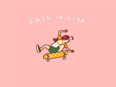 fall in life illustration