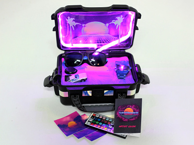 The Ultimate Synthwave Explorer's Kit design packaging product design