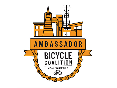 San Francisco Bicycle Coalition Ambassador Logo