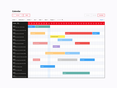 Booking calendar / Task tracking app booking calender design schedule task tracking ui ux web