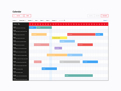 Booking calendar / Task tracking