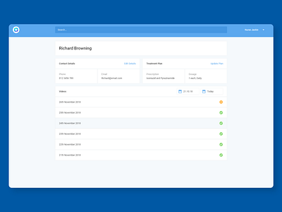 Patient Profile - Medical Adherence App