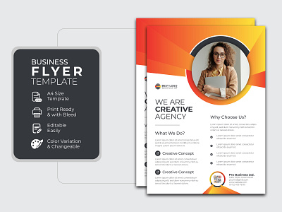 Best Business Flyer Template Design banner branding brochure business flyer corporate flyer creative flyer flyer flyer design flyer template graphic design school flyer trendy flyer