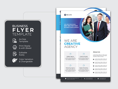 Latest Business Flyer template ads banner branding brochure business flyer business promotions corporate flyer flyer flyer design flyer design template flyer template graphic design school flyer