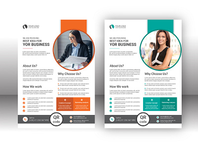 Modern Business Corporate flyer template