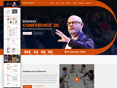 Event Touch Business Conference Template event