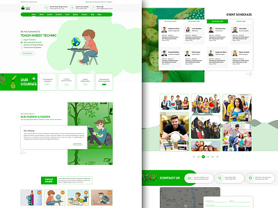 Teach Home Template aboutus contact us course creative design psd design psd template psd templates schedule school template teach home teaching template template design ui ui ux ui design uidesign uiux ux