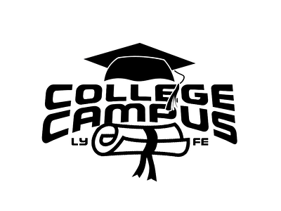 College Campus Lyfe Logo branding campus college college campus lyfe design djillwill graphic design illest illustration illwill logo lyfe typography