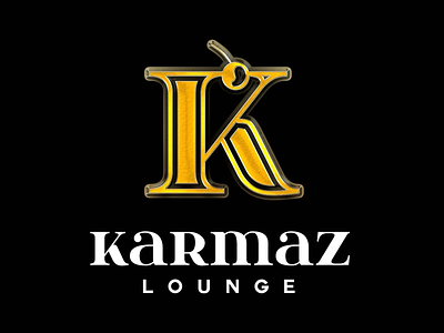 Karmaz Lounge Logo branding design djillwill graphic design illustration karmaz logo typography