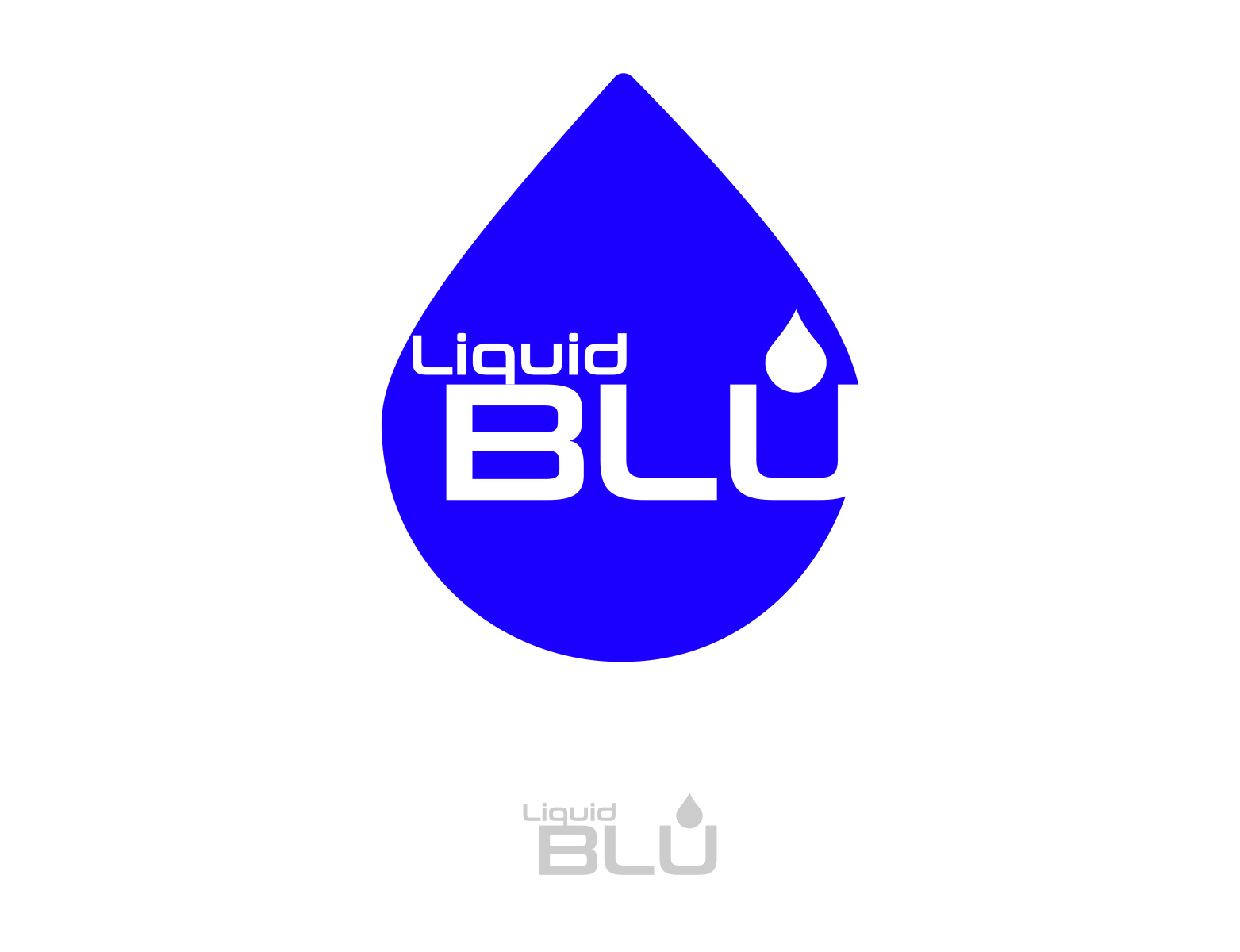 Liquid Blu Logo by DJ ILL WILL on Dribbble