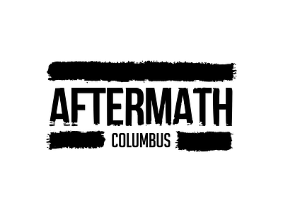 Aftermath Venue Columbus aftermath design djillwill graphic design illustration logo typography