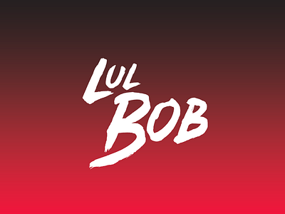 Lul Bob Logo branding design djillwill graphic design illustration logo lul bob typography