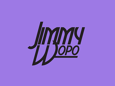 Jimmy Wopo Logo branding design djillwill graphic design illustration jimmy jimmy wopo jimmywopo logo typography wopo woponese