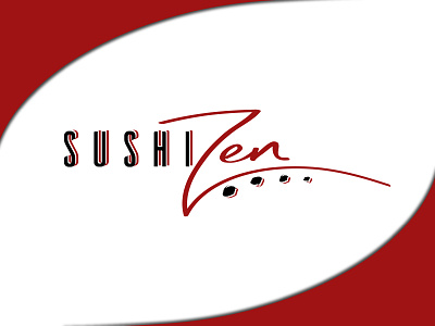 D5 Logo Challenge: Sushi Zen adobe illustrator branding design graphic design logo logo design minimal typography vector