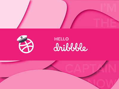 I'm The Captain Now debut dribbble red dynamic first shot hello dribbble shadows