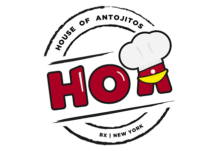 Hoa Logo antojitos brand bronx food brand hoa