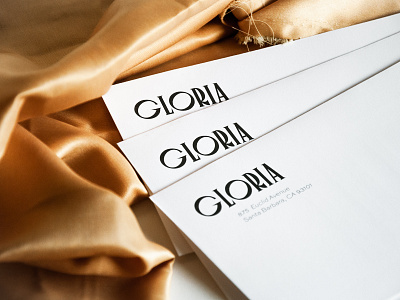 Envelopes for Gloria Hotel brand collateral brand design branding design flat logo minimal print print design typography