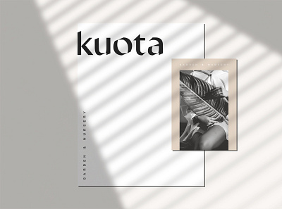 Kuota Stationary brand collateral brand design branding design flat logo minimal mockup print design typography