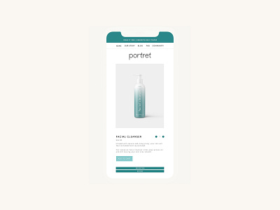 Portret Mobile Shop ecommerce mobile design website concept website development wordpress design