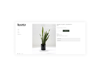 Kuota Shop Animation brand design branding design ecommerce ecommerce shop minimal shop social media website animation