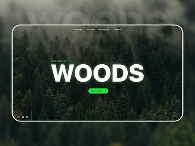 WOODS 2d adobe xd adobexd branding design graphic design ui ux webdesign website website design woods xd