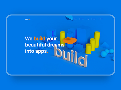 Build Apps 2d 3d adobexd blue branding build design dimension ui web webdesign website websites xd