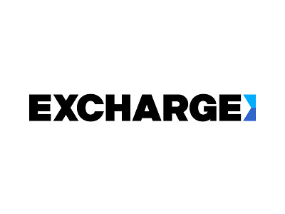 Excharge Logo brand identity branding design graphic graphic design graphic designer lockup logo logoinspiration logoinspire logomark logotype type design typedesign typography vector