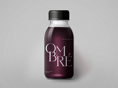 Ombre package art direction bottle bottle label brand identity design graphic design logo logo design logotype packagedesign packaging product type design vector wine