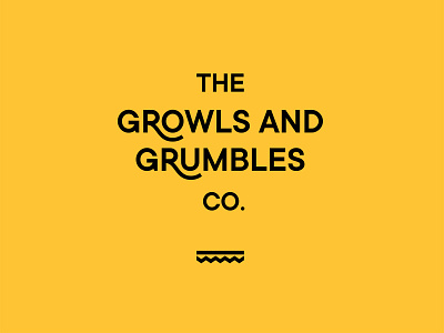 The Growls and Grumbles Co. art direction brand identity branding design graphic graphic design graphic designer icon logo logo design logoinspiration logomark logotype type type design typedesign typo typography vector