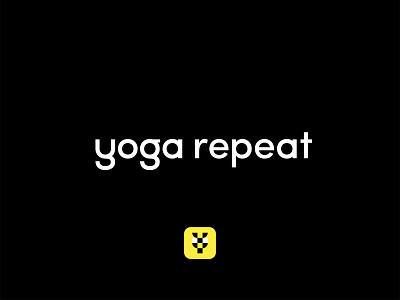 Yoga Repeat II app art direction brand identity branding design graphic graphic design graphic designer icon logo logo design logoinspiration logomark logotype type type design typo typography ui vector