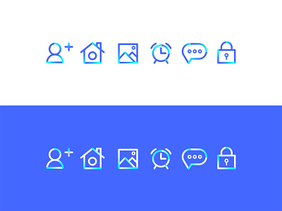 Gradient icons