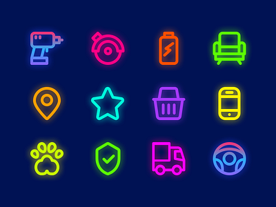 Neon Icons