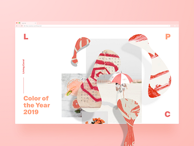 Landing Page in Coral