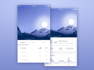 Weather app Illustration