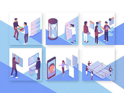 Working on a new subscription! features how it works illustration isometric isometric illustration perks saas subscription