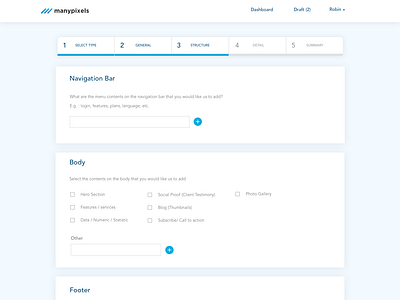 New Platform - UI Structure Questions design manypixels minimal platform ui uidesign