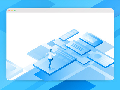 "Coming Soon" blue design graphic illustration landing manypixels ui