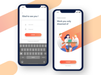 Mobile Login Onboarding