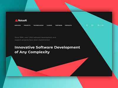 Dedicated Developers Team Website Design colored developer development it it outsource page design reksoft software solution